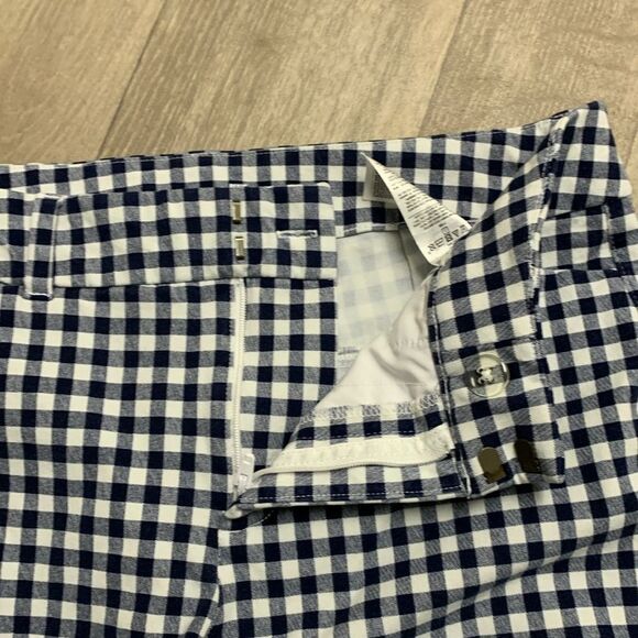 Womens Old Navy Pixie High Rise‎ Casual Dress Checkered Ankle Crop Pants - Picture 5 of 8